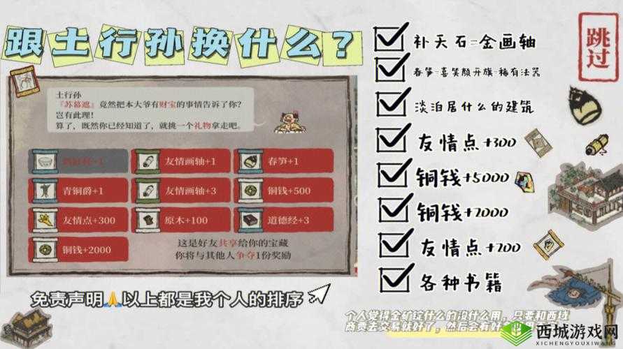 江南百景图:探索土行孙的踪迹,了解赠礼规则和礼物排名