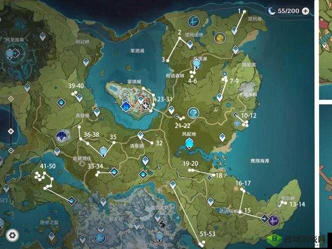 明冠峡的探秘,原神中的神秘宝藏与挑战