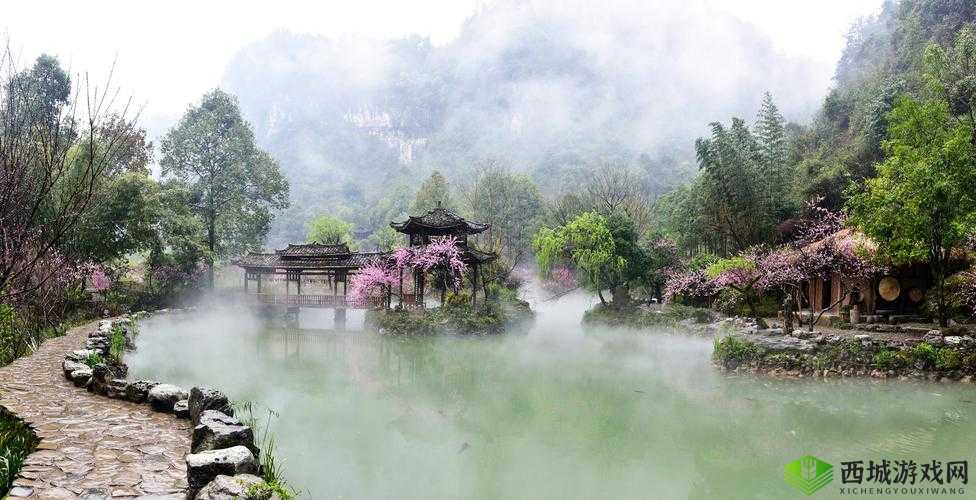 桃花源洞口芳草萋萋:探寻那片神秘仙境的幽美之景