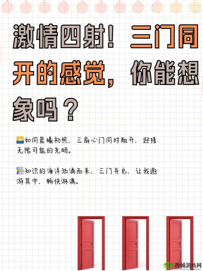 三门同开的感觉:探寻未知背后的神秘力量与启示
